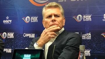 Paulo Autuori, director técnico de Atlético Nacional, durante la rueda de prensa oficial del Torneo Fox Sports 2019