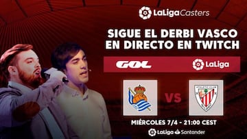 Cómo ver gratis Real Sociedad - Athletic Bilbao en el Twitch de Ibai Llanos