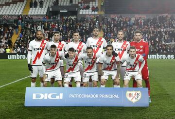 Once inicial del Rayo Vallecano.