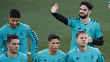 Benzema volvió a ser la única ausencia en el entrenamiento