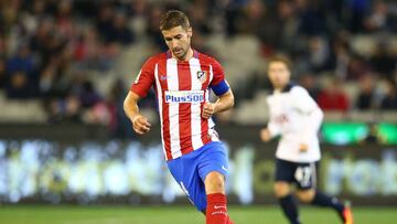 Gabi en el partido contra el Tottehnam.