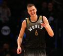 Porzingis casi estropea el plan de los Wolves de Ricky Rubio