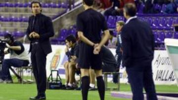 El entrenador argentino del Atlético de Madrid, Diego Simeone.