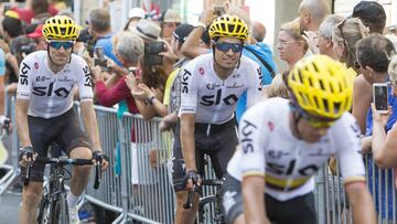 Mikel Landa durante el Tour de Francia