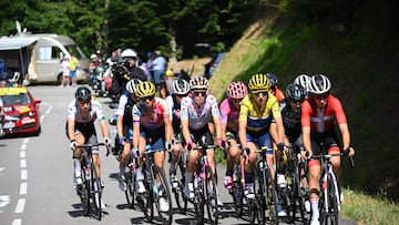 Imagen de una etapa del Tour de Francia Femmes avec Zwift 2022.