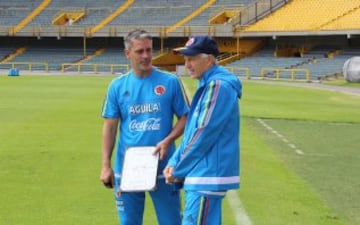 Colombia trabajó en campo durante la mañana. En la tarde hizo gimnasio