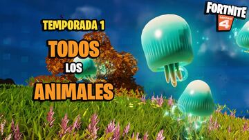 Animales en Fortnite Capítulo 4 - Temporada 1: todas sus ubicaciones