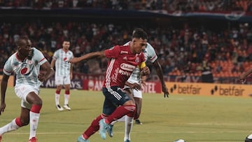 Independiente Medellín venció 2-1 al América de Cali en el partido de ida por la primera fase de la Copa Sudamericana