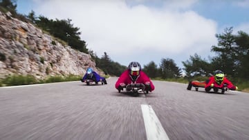 Devin Super Tramp, descenso artilugios caseros