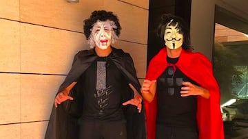 Cristiano Ronaldo se disfraza para Halloween. Imágen: Twitter