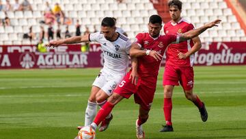 El Albacete, ante el Nàstic de Tarragona.