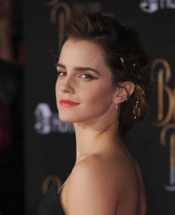 Emma Watson en la premiere mundial de La Bella y la Bestia