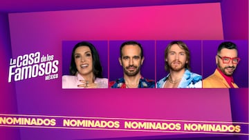 Dalílah, Aldo, Shiky y El Guana son los nominados de esta semana en La Casa de los Famosos México.