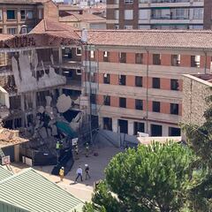 Derrumbe de un edificio en Logroño: muere un trabajador y hay dos heridos