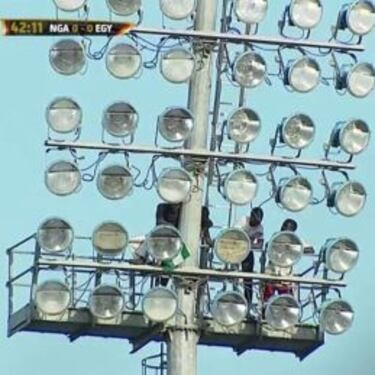 Los aficionados reventaron el aforo en el Nigeria-Egipto