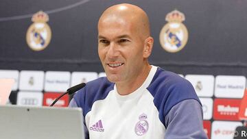 Zidane: "No me da dolor de cabeza hacer las alineaciones"