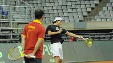 Nadal niega estar bajo de ánimo y sí "feliz" por disputar una nueva final