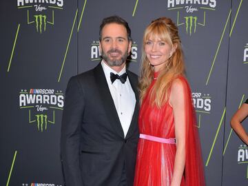 Jimmie Johnson y su mujer Chandra.