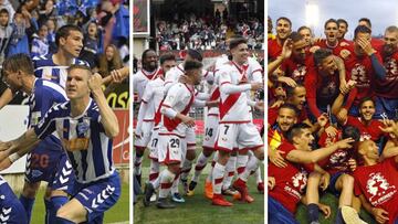 Rayo, Levante y Alav&eacute;s festejaron el ascenso a Primera Divisi&oacute;n tras ser el mejor visitante de la categor&iacute;a.