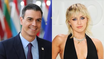 Pedro Sánchez contesta al tuit de Miley Cyrus