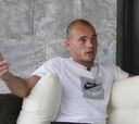 Sneijder, en Milán, descarta hablar del Madrid porque es "jugador del Inter".