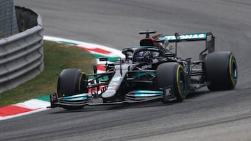 Lewis Hamilton (Mercedes W12). Monza, Italia. F1 2021.