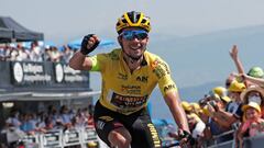 Repaso de Roglic en el Col de Porte que le da el liderato