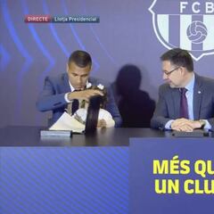 Hija de Murillo cierra el trato con el Barça con ternura