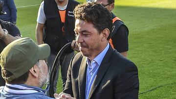 Sobre el triunfo frente al Tripero, Gallardo comentó: “Nos vino bien porque recuperamos tres puntos en una cancha difícil contra un rival duro".