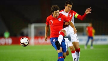 Gonzalo Tapia lució con su velocidad durante el último Sudamericano Sub 17. Aportó lucha con ida y vuelta, y generó grandes ocasiones de peligro para el equipo de Caputto.