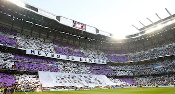 Los tifos más espectaculares del Real Madrid en el Santiago Bernabéu