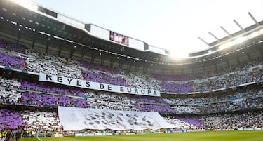 Los tifos más espectaculares del Real Madrid en el Santiago Bernabéu 