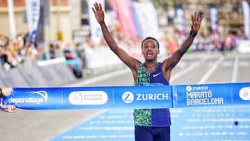 Adane y Dekebo, de récord en el Maratón de Barcelona