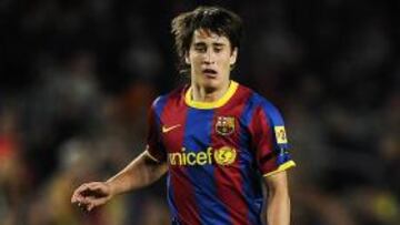 <b>ADIÓS.</b> Bojan ha sido el último delantero en abandonar el Barça.