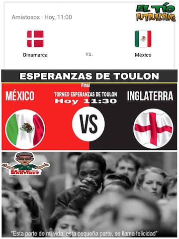 Los memes acaban con con el Tri luego de perder con Dinamarca