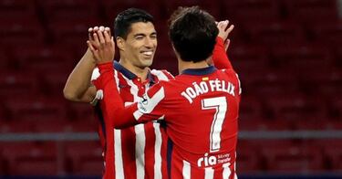 El Atl¨¦tico presume de tridente con Llorente, Jo?o F¨¦lix y Su¨¢rez