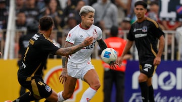 Futbol, Union San Felipe vs Colo Colo.
Fecha 4, fase de grupos, Copa Chile 2026.
El jugador de Union San Felipe Diego Gonzalez Miranda es fotografiado durante un partido de la Copa Chile contra Colo Colo disputado en el estadio Nicolas Chahuan de La Calera, Chile.
23/03/2025
Andres Pina/Photosport
Football, Union San Felipe vs Colo Colo.
4th turn, Group phase, 2025 Copa Chile Championship.
Union San Felipe’s player Diego Gonzalez Miranda is pictured during a 2025 Copa Chile Championship match against Colo Colo at the Nicolas Chahuan stadium in La Calera, Chile.
23/03/2025
Andres Pina/Photosport