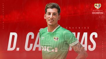Oficial: Dani C¨¢rdenas nuevo jugador del Rayo hasta 2027