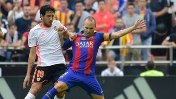 Parejo e Iniesta, el curso pasado.