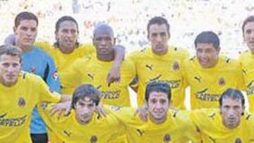 <b>REVANCHA. </b>Este fue el once del Villarreal que venció al Madrid hace siete días en el Trofeo Carranza.