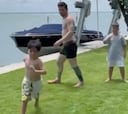 El rondo de Messi con sus hijos que es viral: ¡7 millones de visitas en una hora!