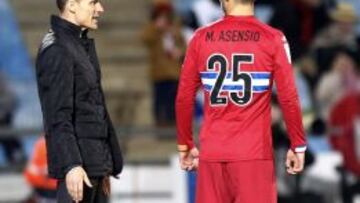 Galca, con Asensio.