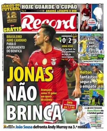 Portadas de la prensa deportiva