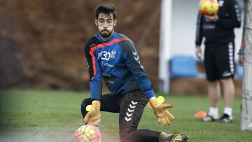 Ángel Galván con el Tenerife.