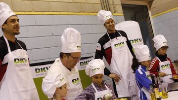 Norel y Fotu, dos cocineros de altura en el CAI Zaragoza