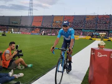 Los equipo del Tour Colombia 2019 fueron presentados en el estadio Atanasio. Nairo Quintana, Rigoberto Ur&aacute;n, Chris Froome y todos los ciclistas desfilaron.