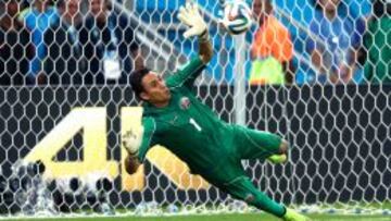 El portero de Costa Rica y a&uacute;n del Levante Keylor Navas.