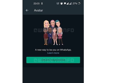 WhatsApp te permitirá usar un avatar para hacer videollamadas