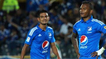 Macalister Silva y Manga Escobar, jugadores de Millonarios