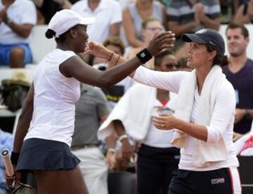 Venus Williams sellló el triunfo de Estados Unidos ante Argentina en Buenos Aires. 